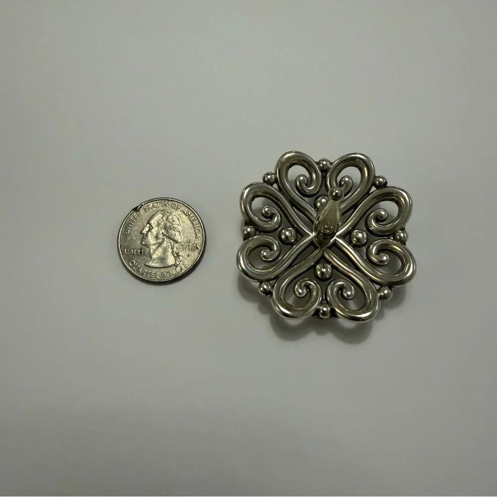 Brighton Alcazar Ring Holder Silver Tone Cute - Picture 6 of 8